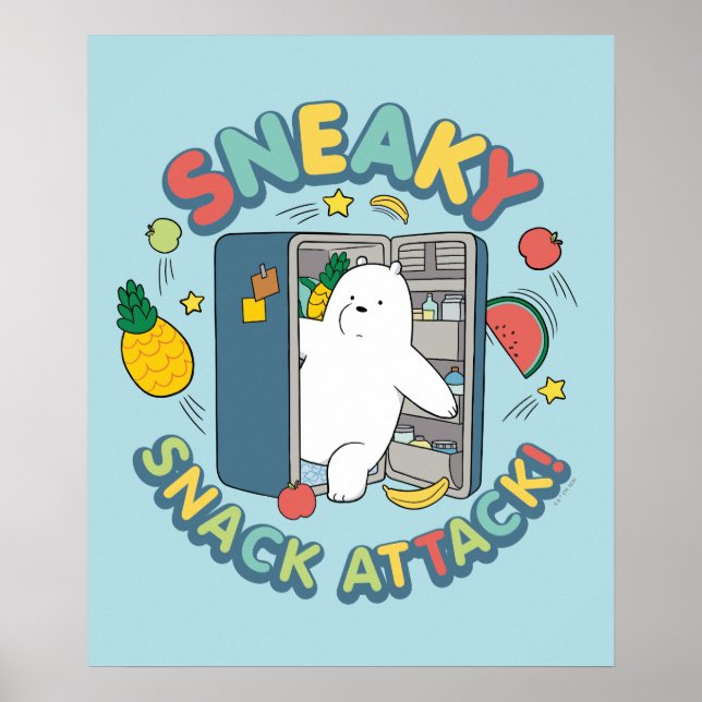 Affiche Ours De Glace - Attaque Snack Sneaky! (Devant)