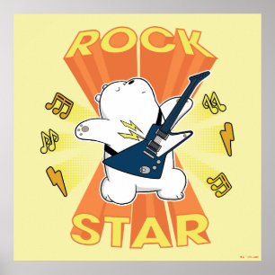 Affiche Ours de glace - Rock Star