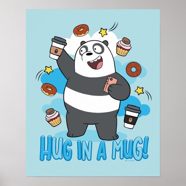Affiche Ours de Panda - Enferré dans une Mug ! (Devant)