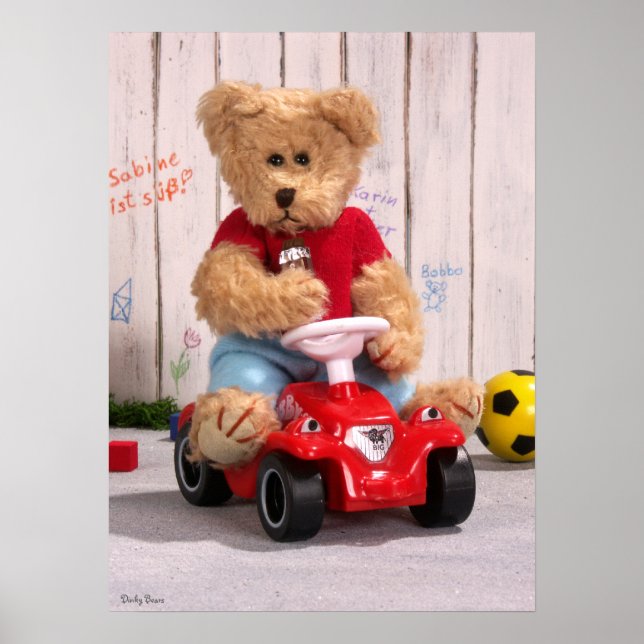 Affiche Ours Dinky : Petit Garçon (Devant)
