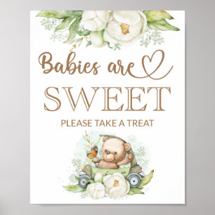 Affiche Ours en peluche bébé ours bébé Les bébés sont doux