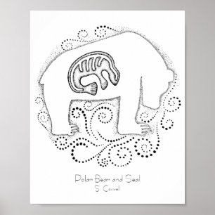 Affiche Ours et phoques polaires