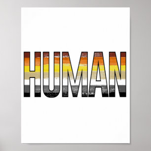 Affiche Ours Humain