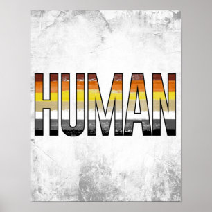 Affiche Ours Humain