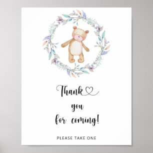 Affiche Ours \ Merci d'être venu