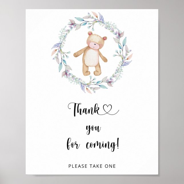 Affiche Ours \ Merci d'être venu (Devant)