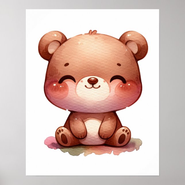 Affiche Ours Nursery Art (Devant)