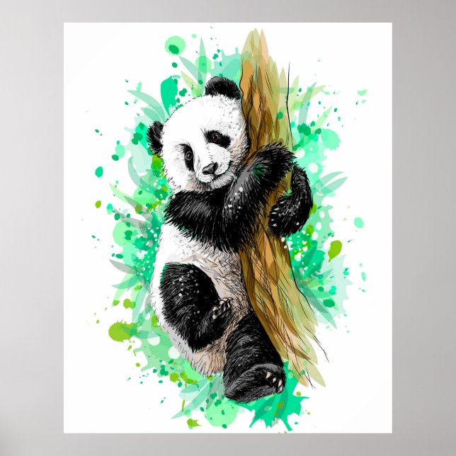 Affiche Ours Panda (Devant)