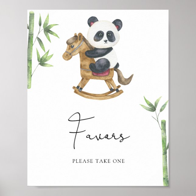 Affiche Ours panda - Favoris (Devant)