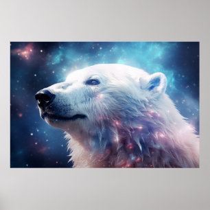 Affiche Ours polaire animal sauvage Majestic Wilderness Ar