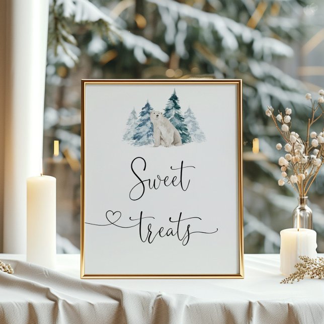 Affiche Ours polaire Poitrine de douceurs (Créateur téléchargé)