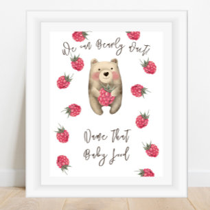 Affiche Ours - Trouvez le nom de ce pot pour bébé