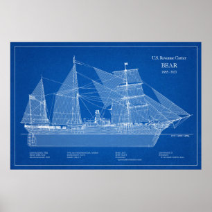 Affiche Ours USCGRC USRC - ABD
