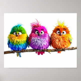 Affiche Out on a limb -- Birds