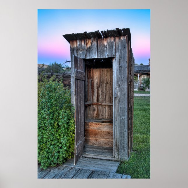 Affiche Outhouse de Montana Ghost Town (Devant)