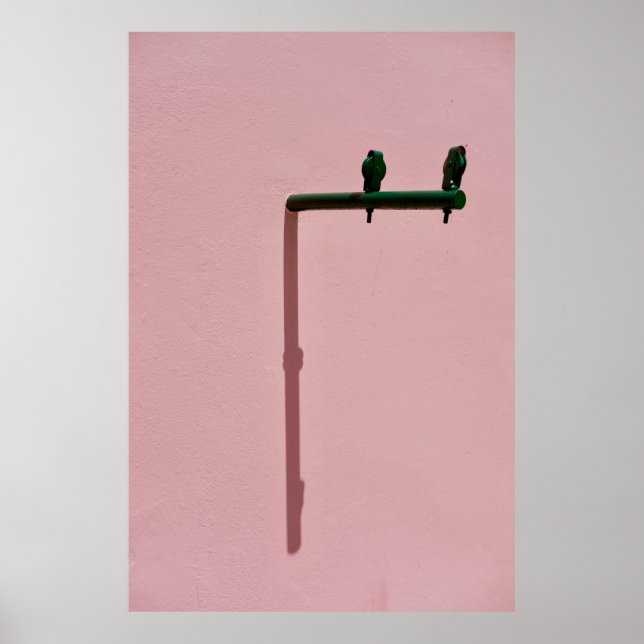 AFFICHE OUTIL DE MÉTAL VERT ET NOIR (Devant)