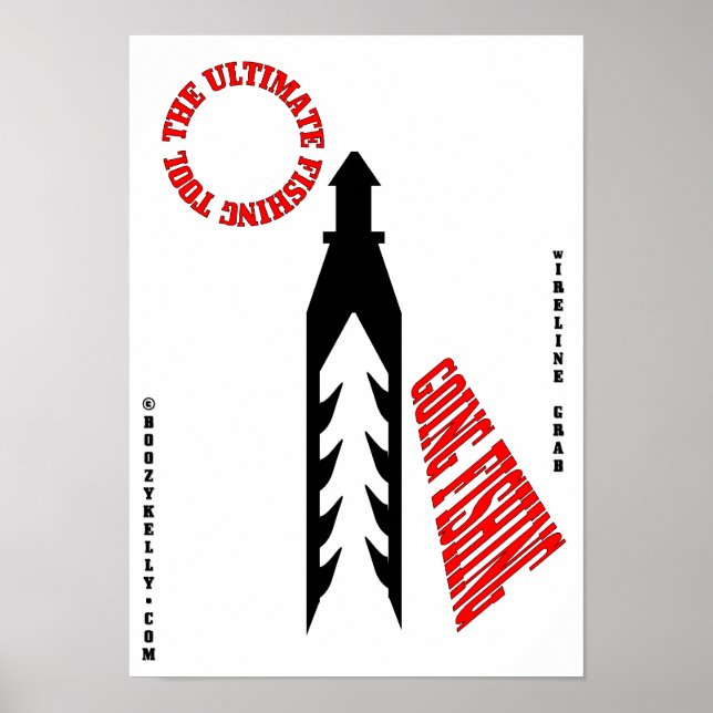 Affiche Outil De Pêche Ultime, Outil De Slickline, Art De  (Devant)