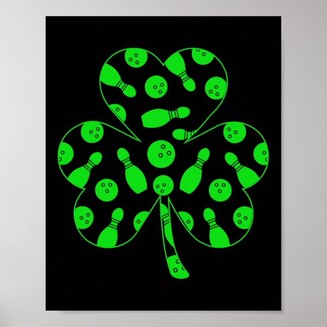 Affiche Outils de bowling à l'intérieur du Shamrock St. Pa (Devant)