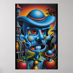 Affiche Outlaw en Groll-Town - Ken Gage Imaginaire Art