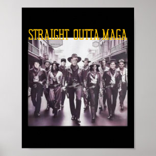 Affiche Outta Mega Western Cowboy Outfit Trump 20