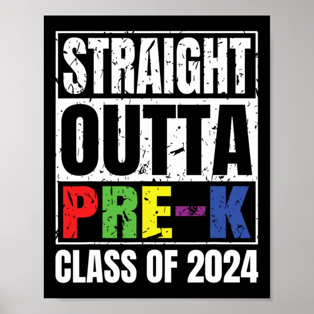 Affiche Outta Pré-k Graduation Cl De 2024 (Devant)