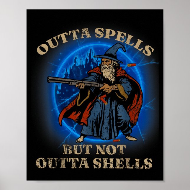 Affiche Outta Spells But Not Outta Shells Vintage  (Devant)