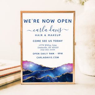 Affiche Ouverture officielle du Salon Agate Galaxy Celesti