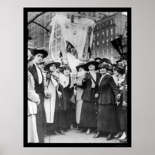 Affiche Ouvriers du vêtement de parade NYC 1916