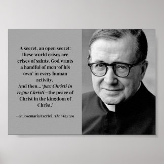 Affiche Ouvrir l'impression secrète