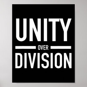 Affiche Over Division - Vote Biden Harris 2020