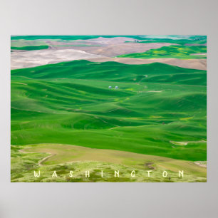 Affiche Over the Green Palouse from Steptoe Butte