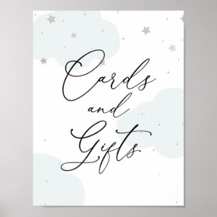 Affiche Over the Moon Twinkle Star Cards and Gifts Sign