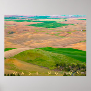 Affiche Over the Painted Palouse from Steptoe Butte