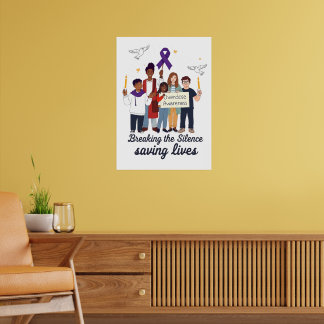 Affiche Overdose Awareness - Breaking the Silence 