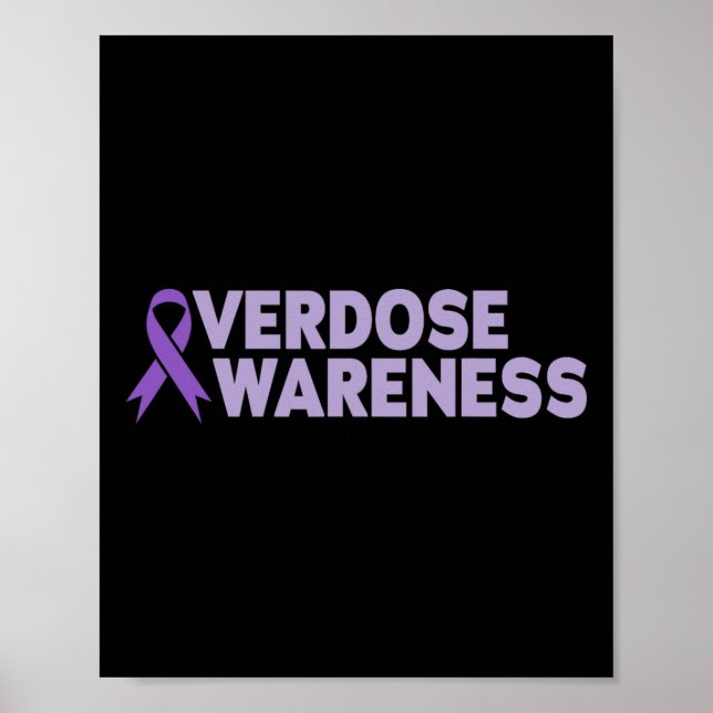 Affiche Overdose Awareness Men Women  (Devant)