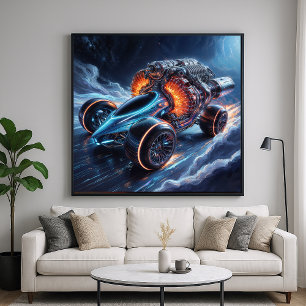 Affiche Overkill moteur - Fantastique conception de concep
