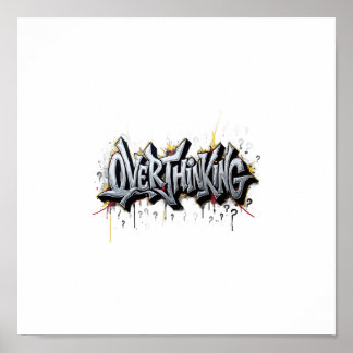 Affiche Overthinking Chaos