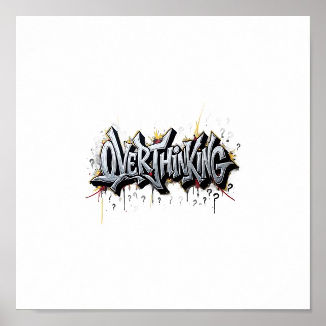 Affiche Overthinking Chaos (Devant)