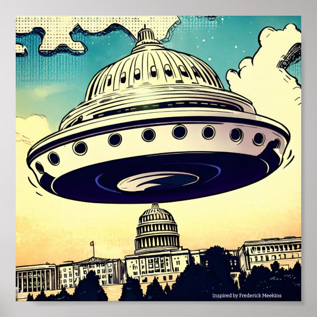 Affiche OVNI Domed (Devant)