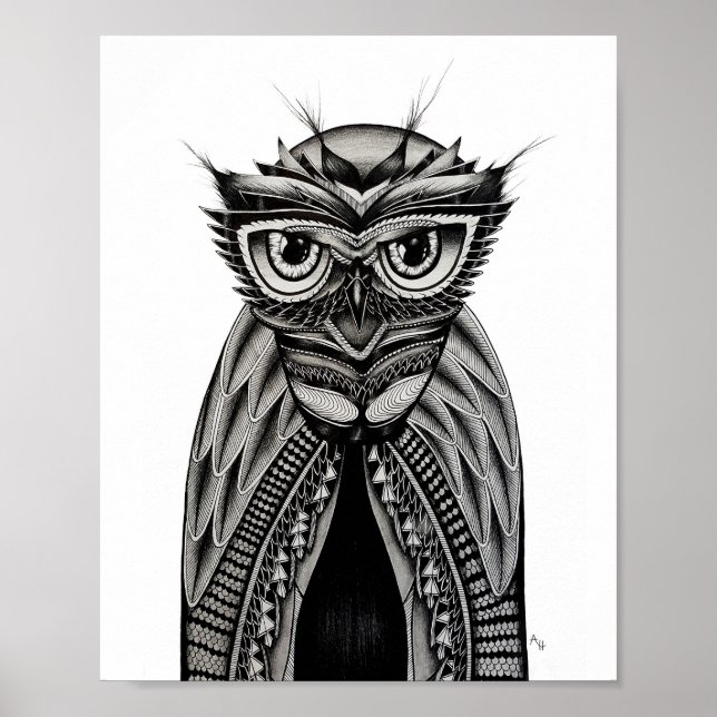 Affiche Owl Art (Devant)