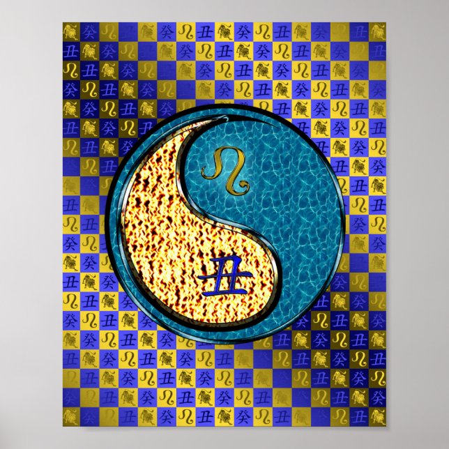 Affiche Ox Leo & Eau (Devant)