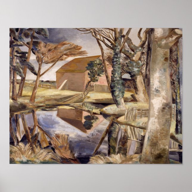 Affiche Oxenbridge Pond (1927-28) (Devant)