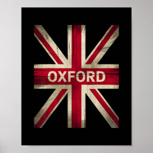 Affiche Oxford Angleterre Grande-Bretagne Royaume-Uni Hist