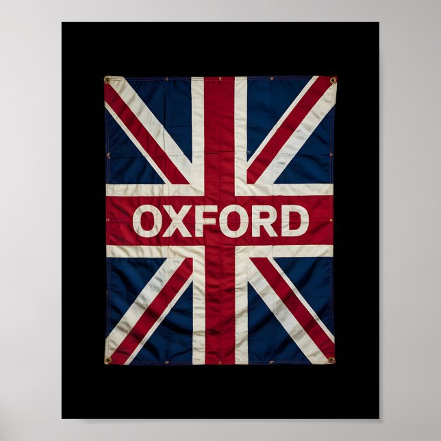 Affiche Oxford England Britain Uk History Vacation Souveni (Devant)