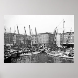 Affiche Oyster Luggers