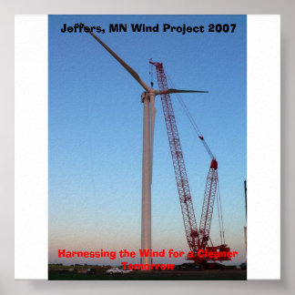 Affiche P1050450, Jeffers, MN Wind Project 2007, Harnes...