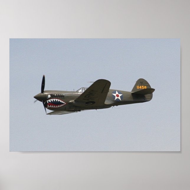 Affiche P-40 Warhawk (Devant)