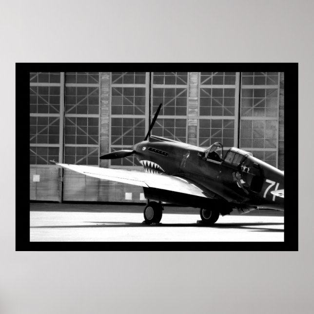 Affiche P-40C Tomahawk (Devant)