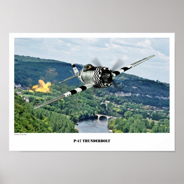 Affiche P-47 Thunderbolt (Devant)