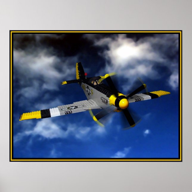 Affiche P 51 Mustang (Devant)